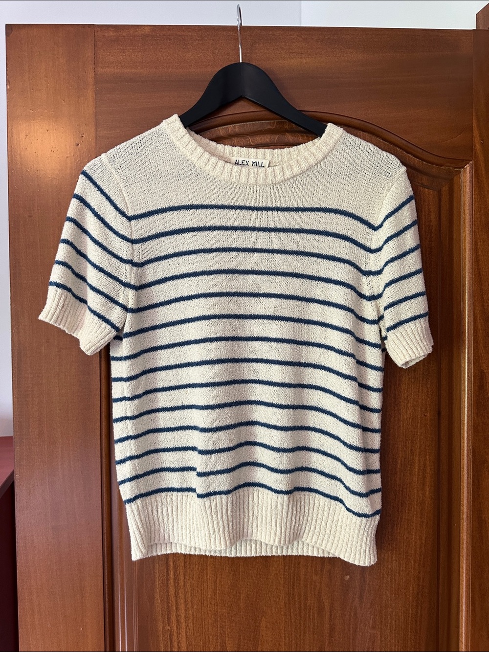 Alex Mill Striped Honey Sweater Tee, size xs